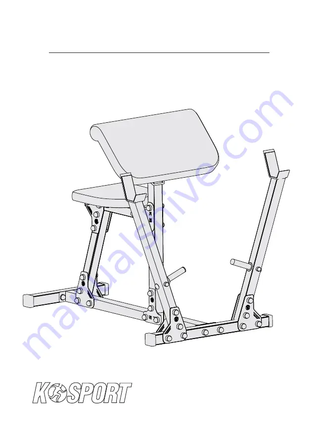 K-SPORT KSSL115 Assembly Instruction Manual Download Page 1