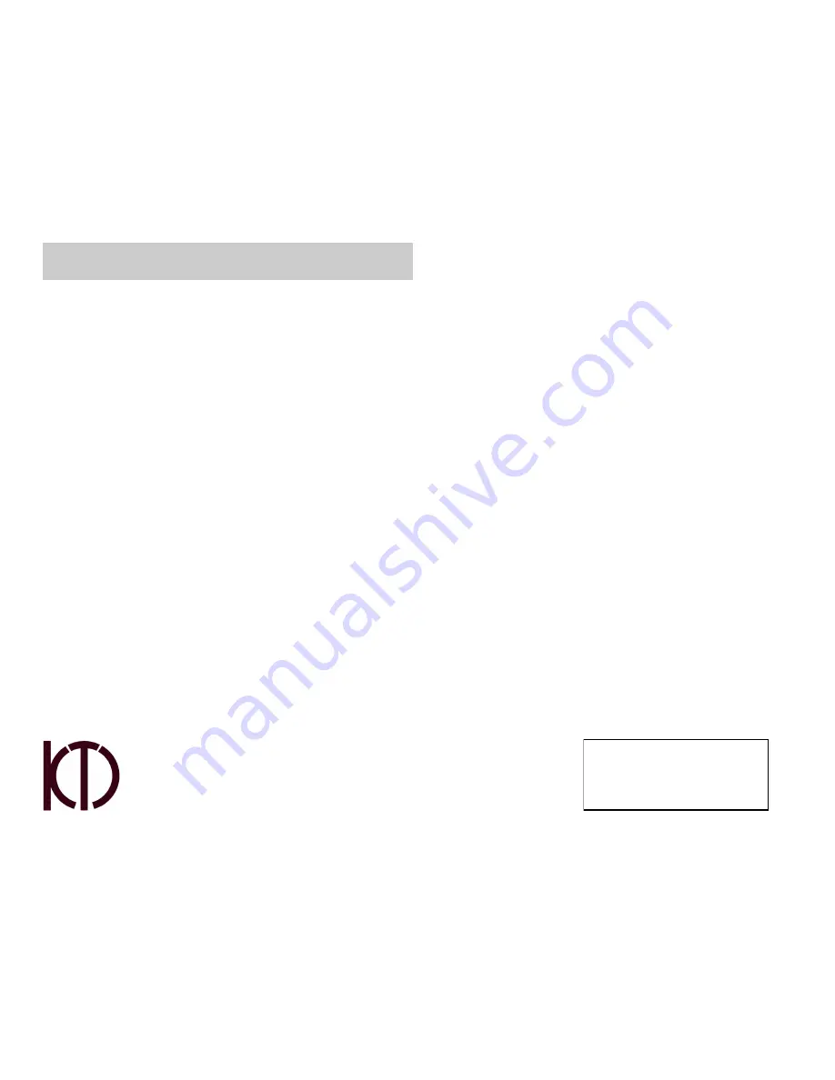 K-Tech ET98A Instruction Manual Download Page 2