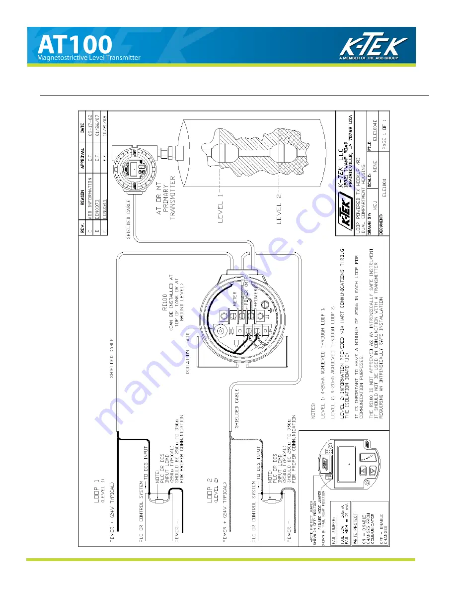 K-TEK AccuTrak AT100 Installation & Operation Manual Download Page 34