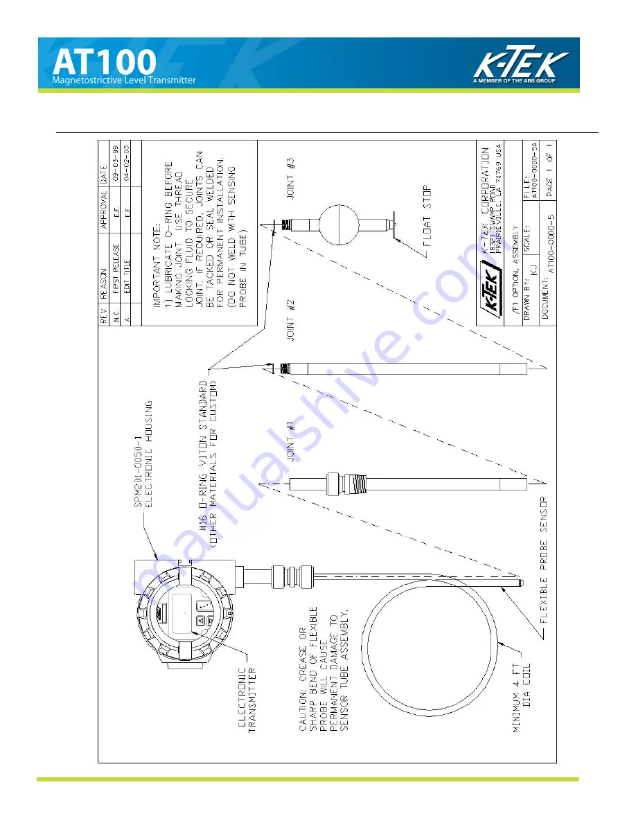 K-TEK AccuTrak AT100 Installation & Operation Manual Download Page 36