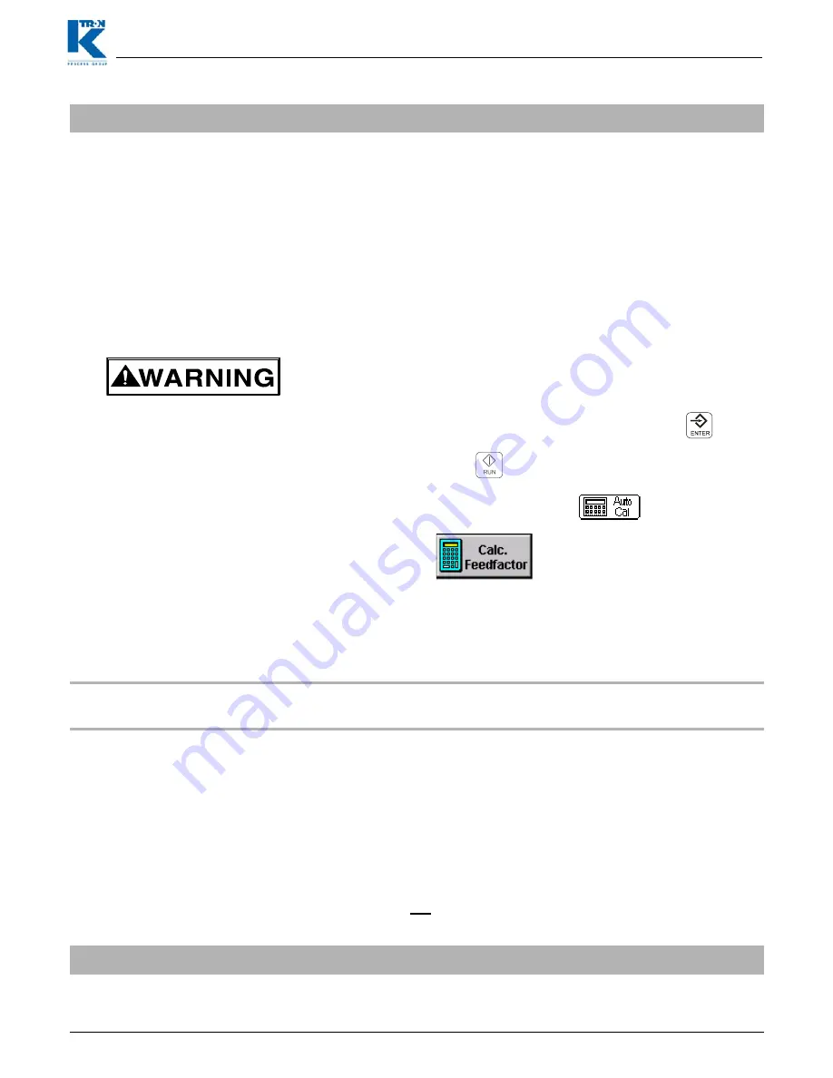 K-TRON K-Vision Programming Instructions Manual Download Page 13