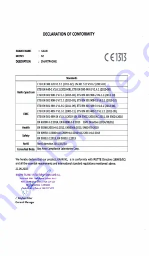 KAAN N1 User Manual Download Page 71