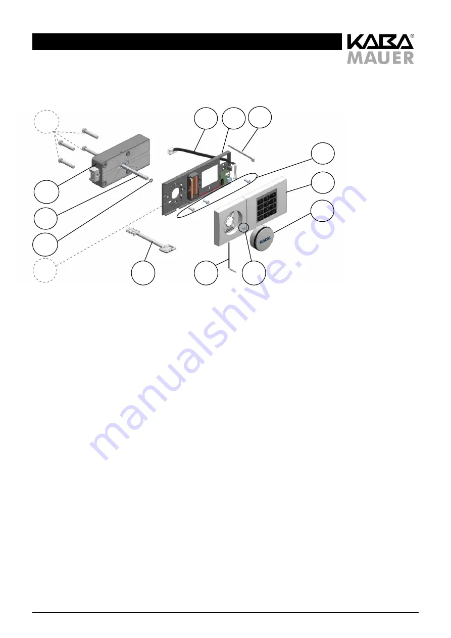 Kaba Mauer 82132/3 CB30 Series Mounting Instructions Download Page 7