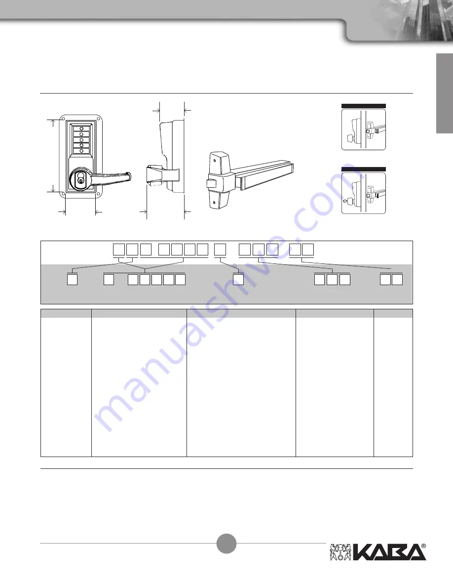 Kaba Simplex Mechanical Pushbutton Locks Manual Download Page 27