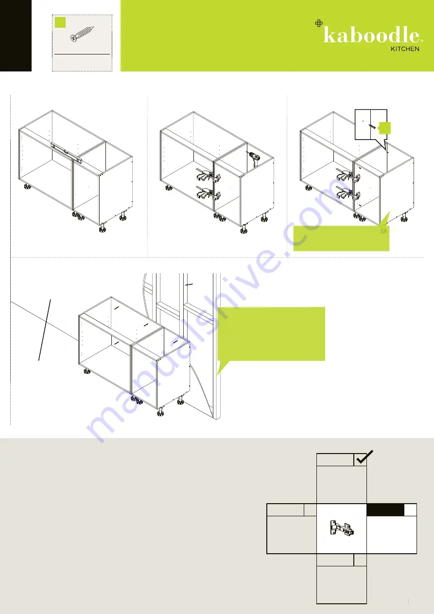 Kaboodle W-51600 Assembly Instructions Download Page 3