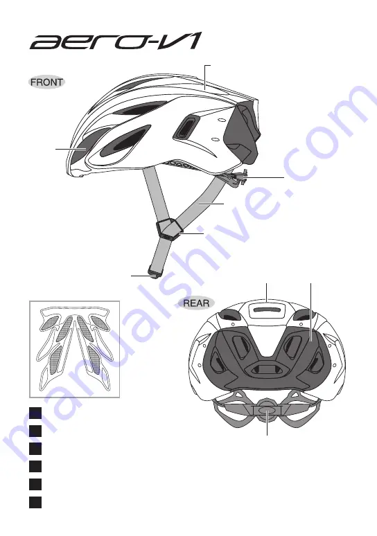 Kabuto AERO-V1 Instruction Manual Download Page 4