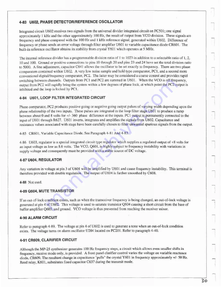 Kachina Communications MP-25E Operation And Maintenance Manual Download Page 30