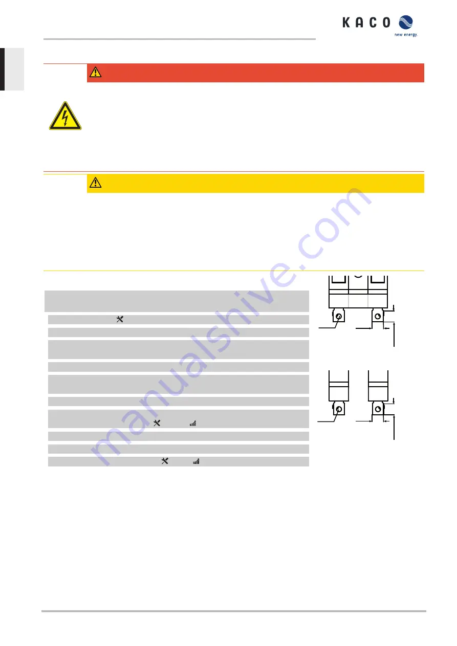 Kaco blueplanet 29.0 TL3 M1 OD II4M Manual Download Page 28