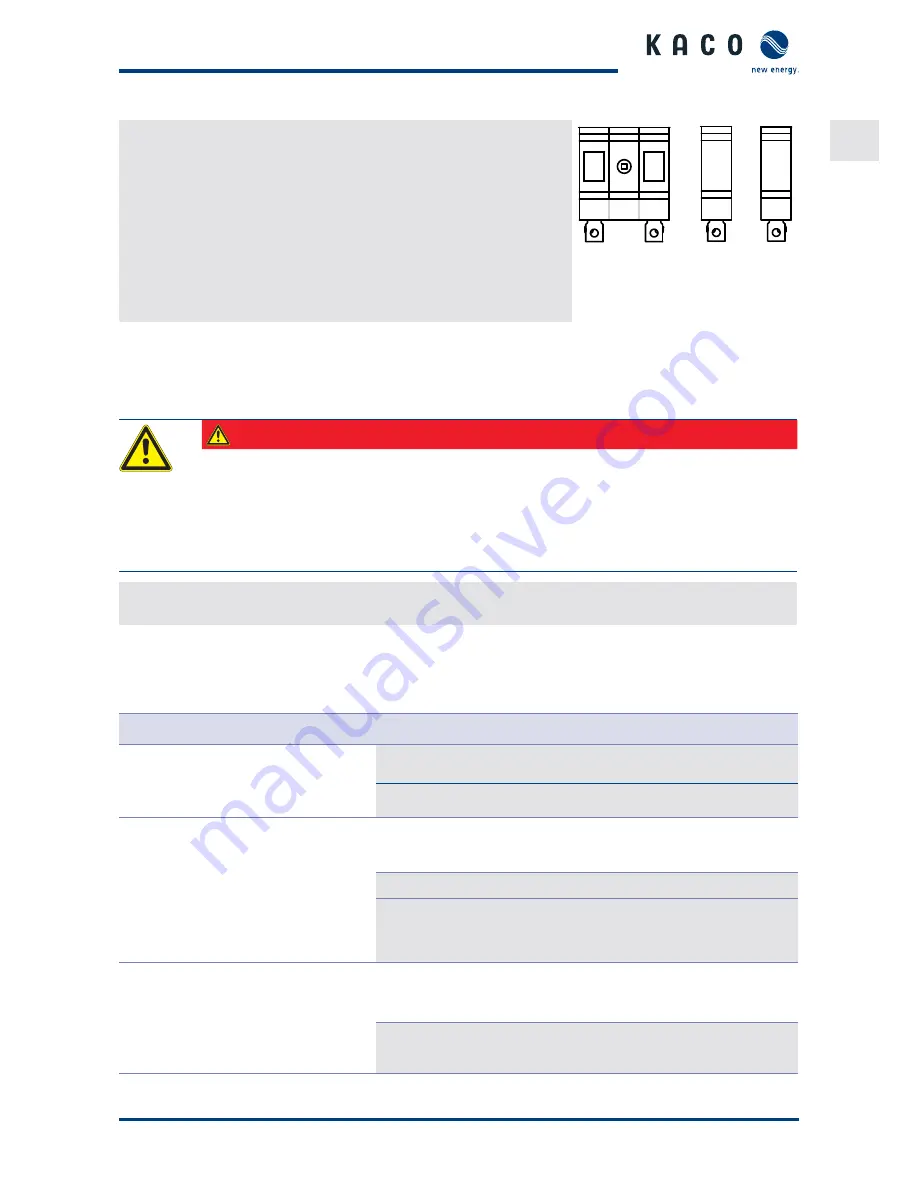 Kaco blueplanet 50.0 TL3 S Operating Instructions Manual Download Page 55