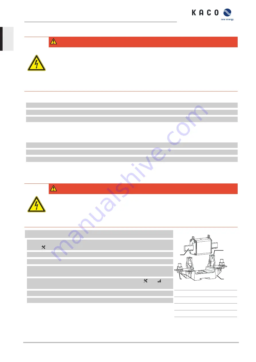 Kaco blueplanet gridsave 50.0TL3-S Series Manual Download Page 74