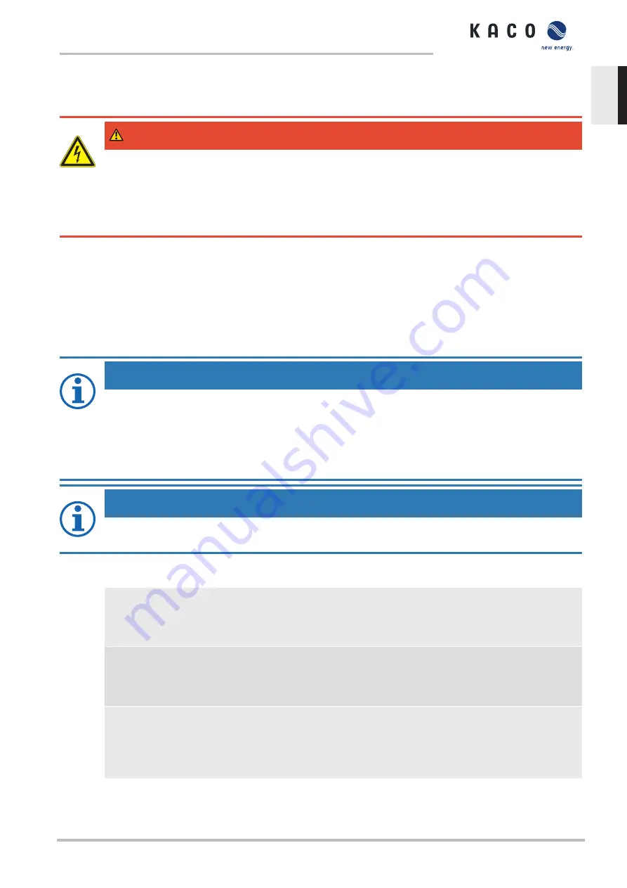 Kaco blueplanet gridsave 92.0 TL3-S Manual Download Page 31