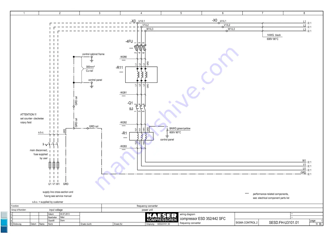 KAESER ESD 352 SFC Скачать руководство пользователя страница 15