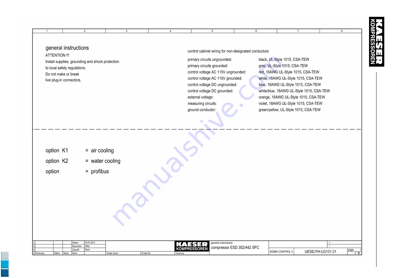 KAESER ESD 352 SFC Скачать руководство пользователя страница 139