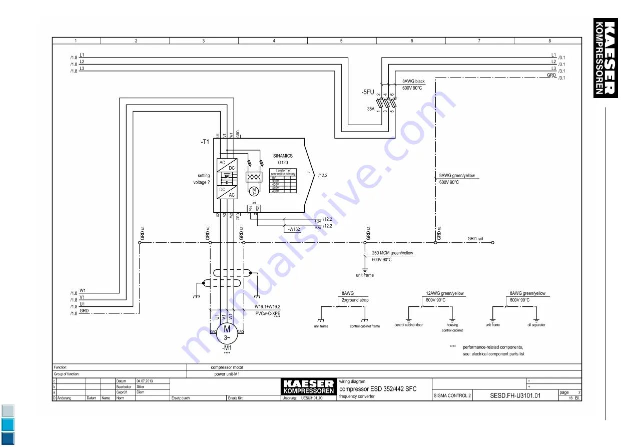 KAESER ESD 352 SFC Скачать руководство пользователя страница 148