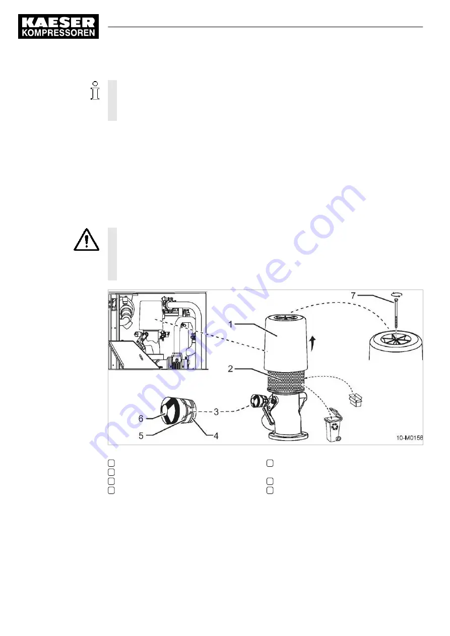 KAESER M 64 Operator'S Manual Download Page 146