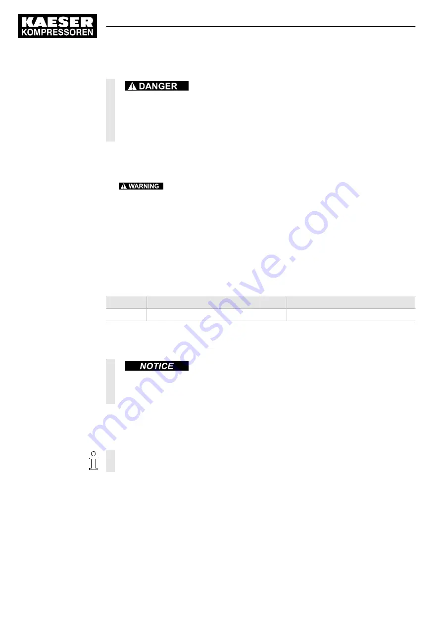 KAESER M100 Operator'S Manual Download Page 14