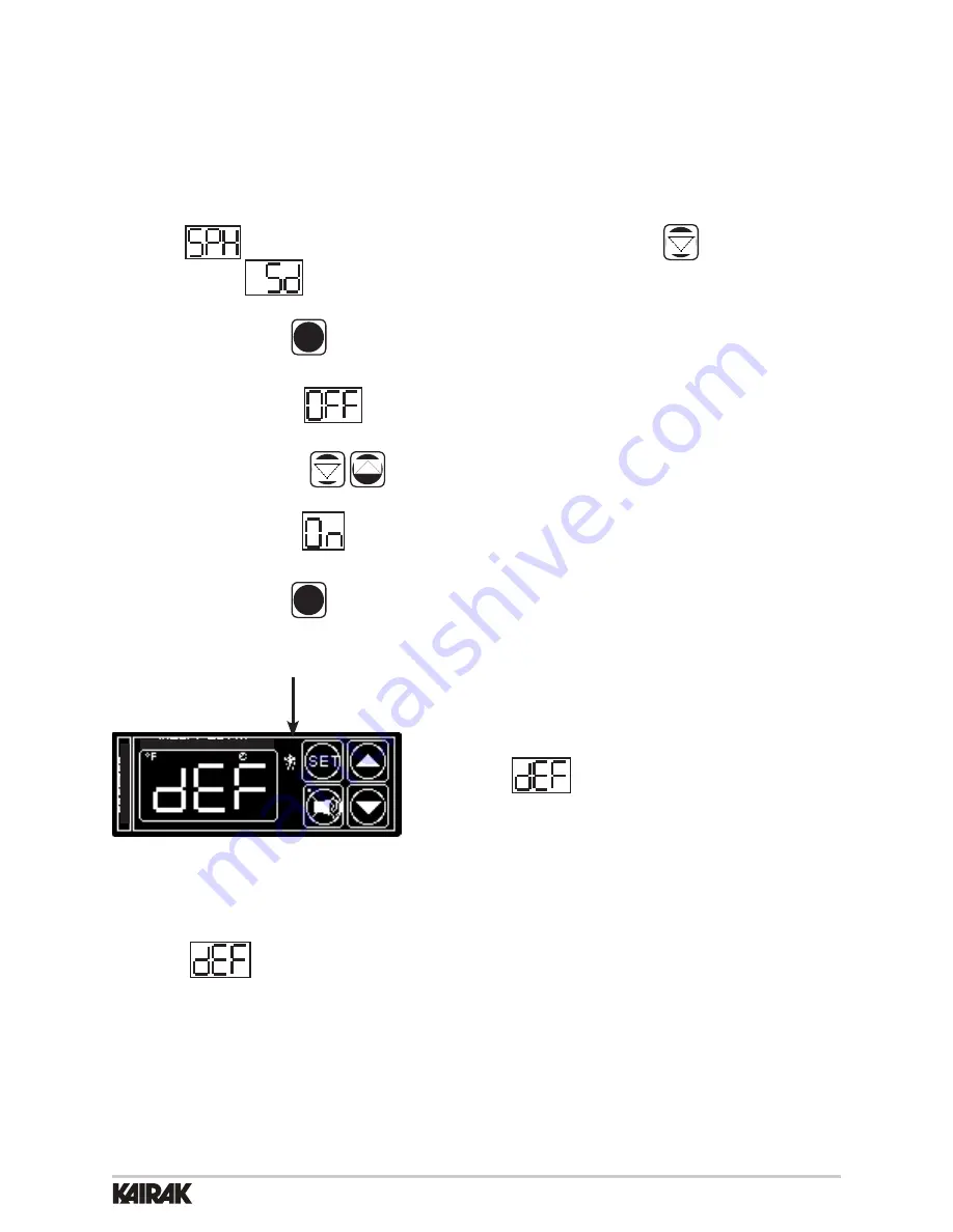 Kairak KU Series Instruction Manual Download Page 20