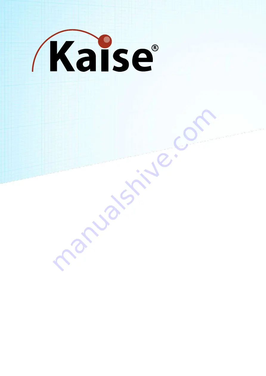 Kaise OPZV Series Operation Manual Download Page 1