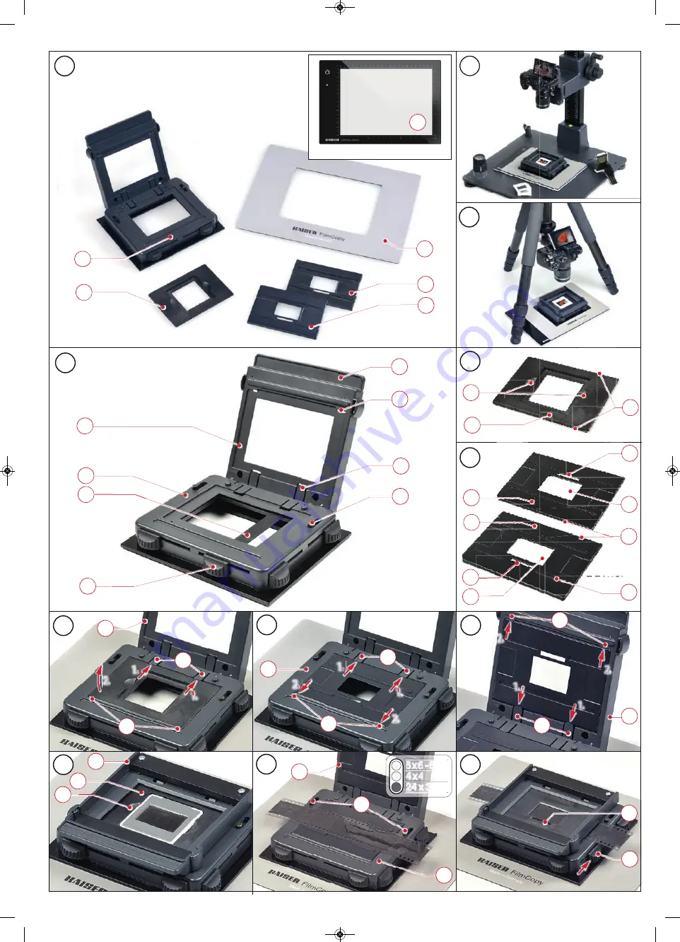 Kaiser FilmCopy Vario Operating Instructions Manual Download Page 2