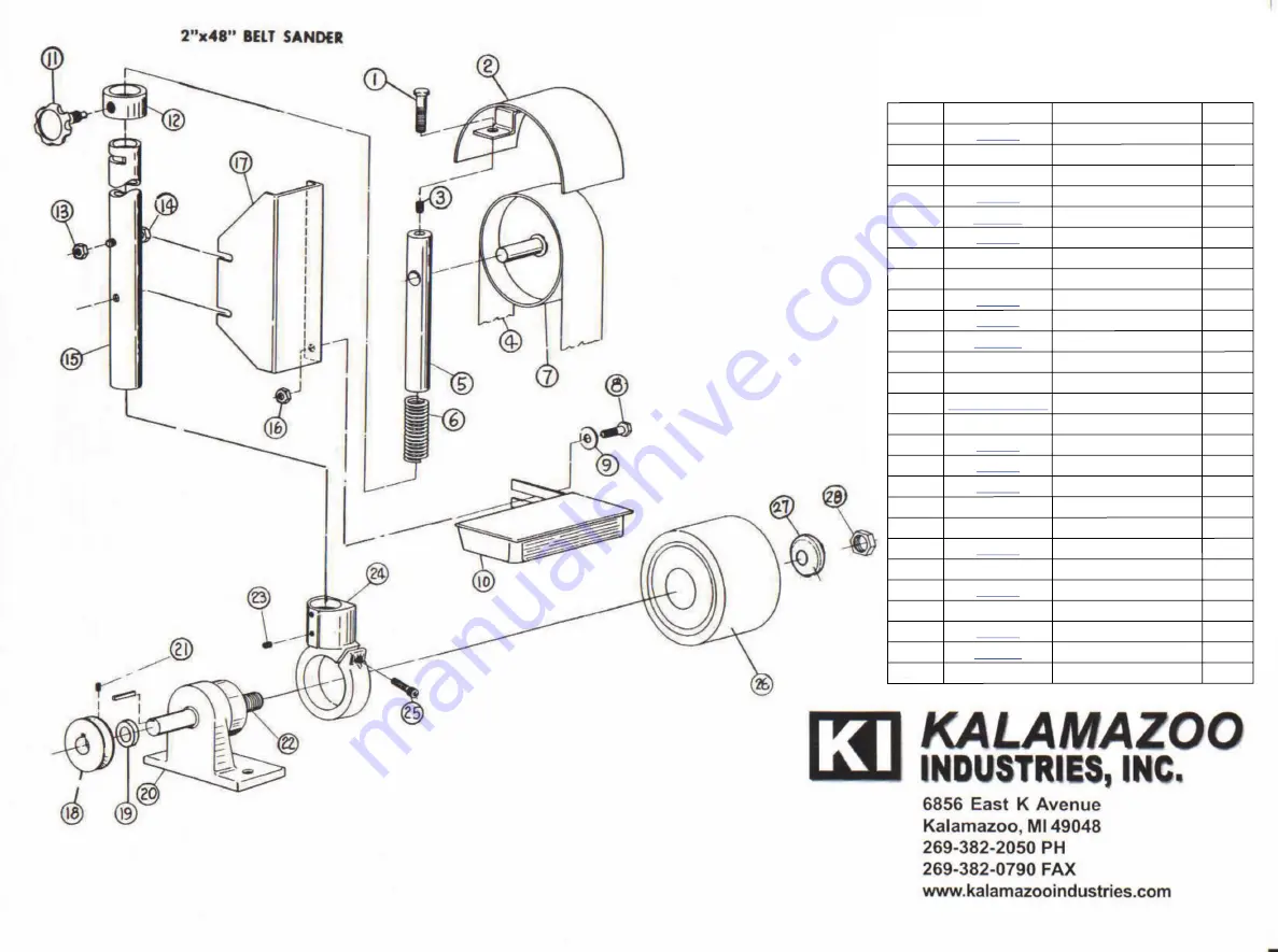 Kalamazoo 2FS Instruction Manual Download Page 4