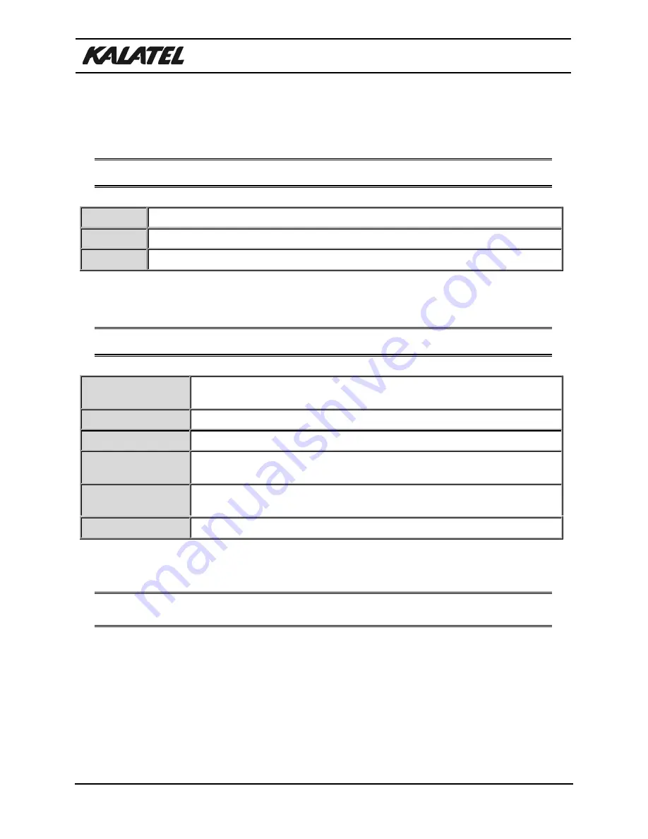 KALATEL CBR-KB3 Installation And Operation Manual Download Page 16