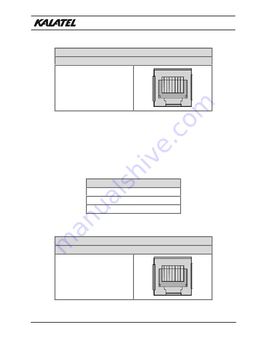 KALATEL CBR-KB3 Installation And Operation Manual Download Page 22