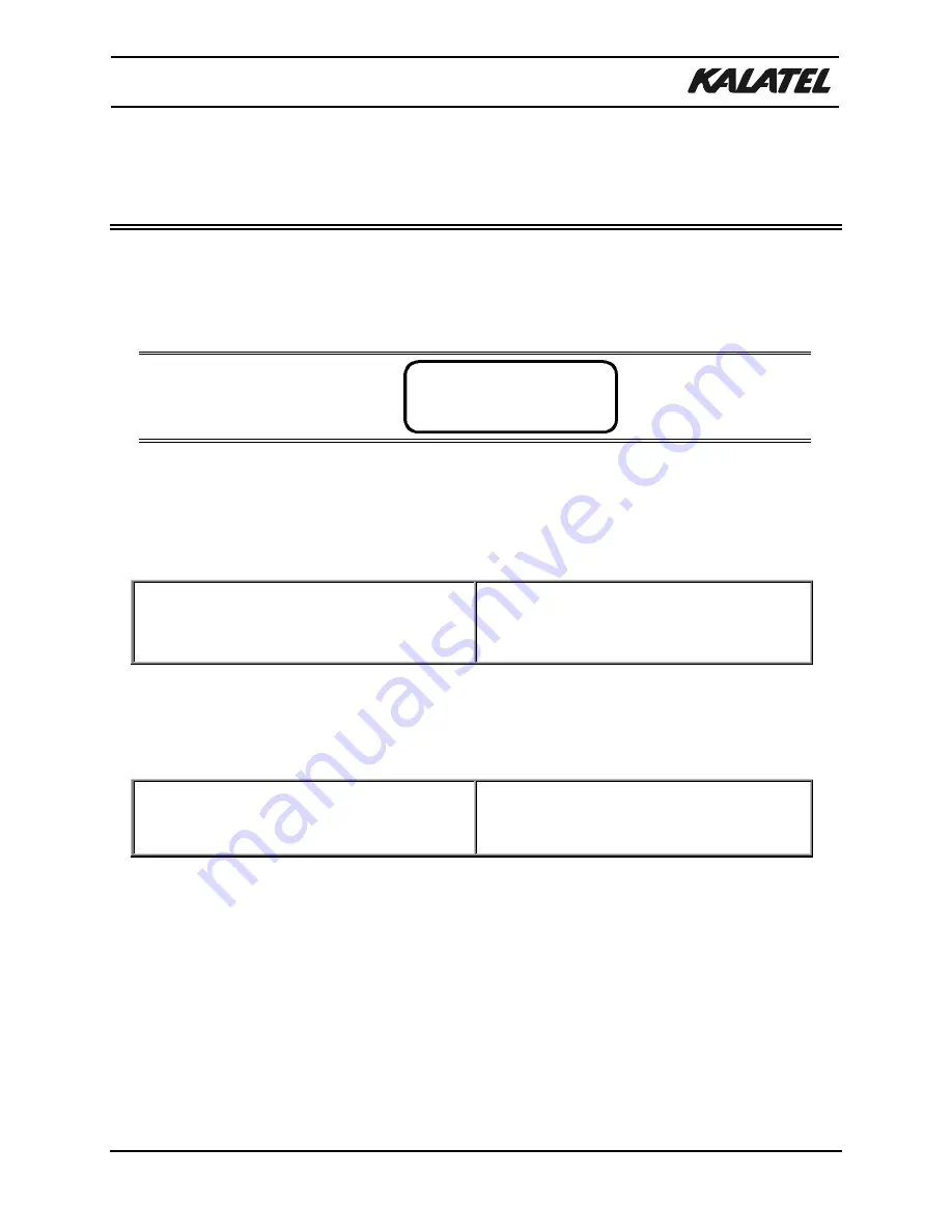 KALATEL CBR-KB3 Installation And Operation Manual Download Page 23