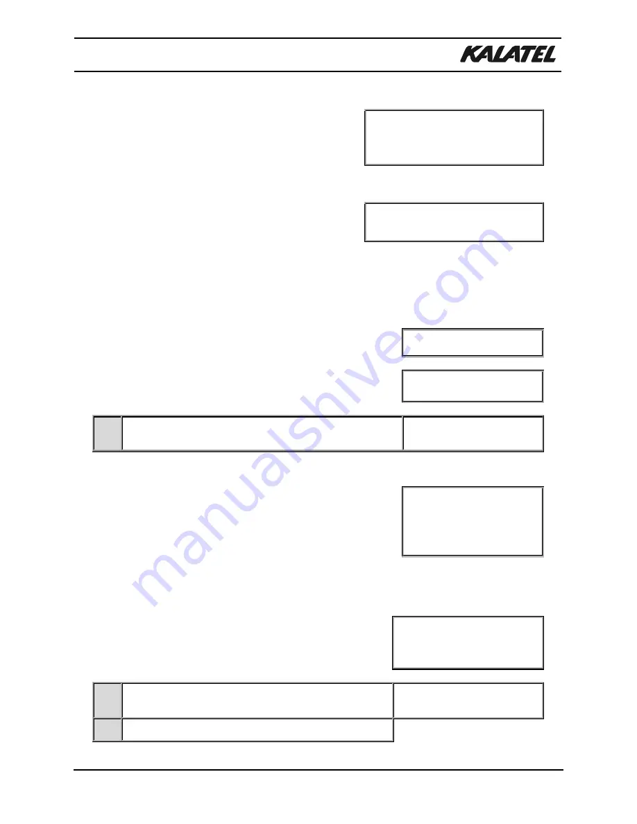 KALATEL CBR-KB3 Installation And Operation Manual Download Page 27