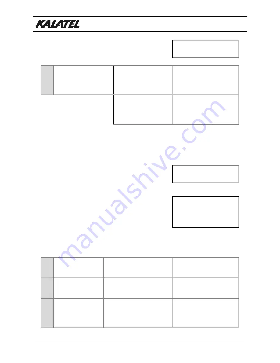 KALATEL CBR-KB3 Installation And Operation Manual Download Page 28