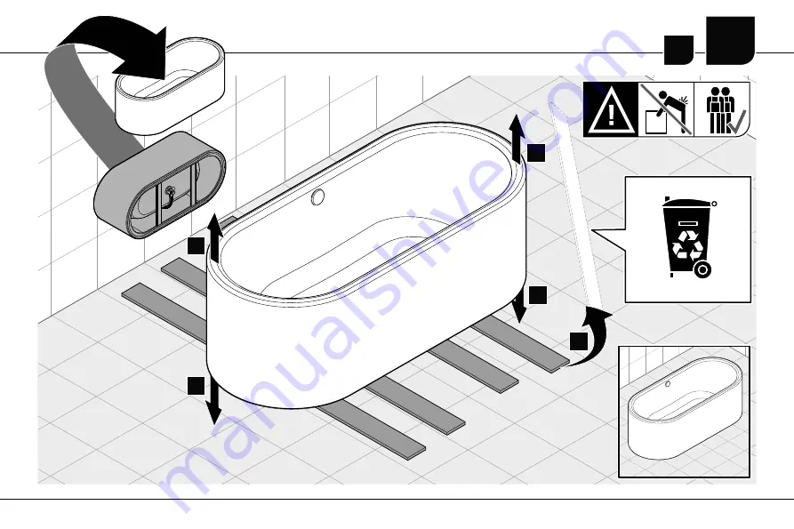 Kaldewei CENTRO DUO OVAL 1127 Installation Instructions Manual Download Page 15