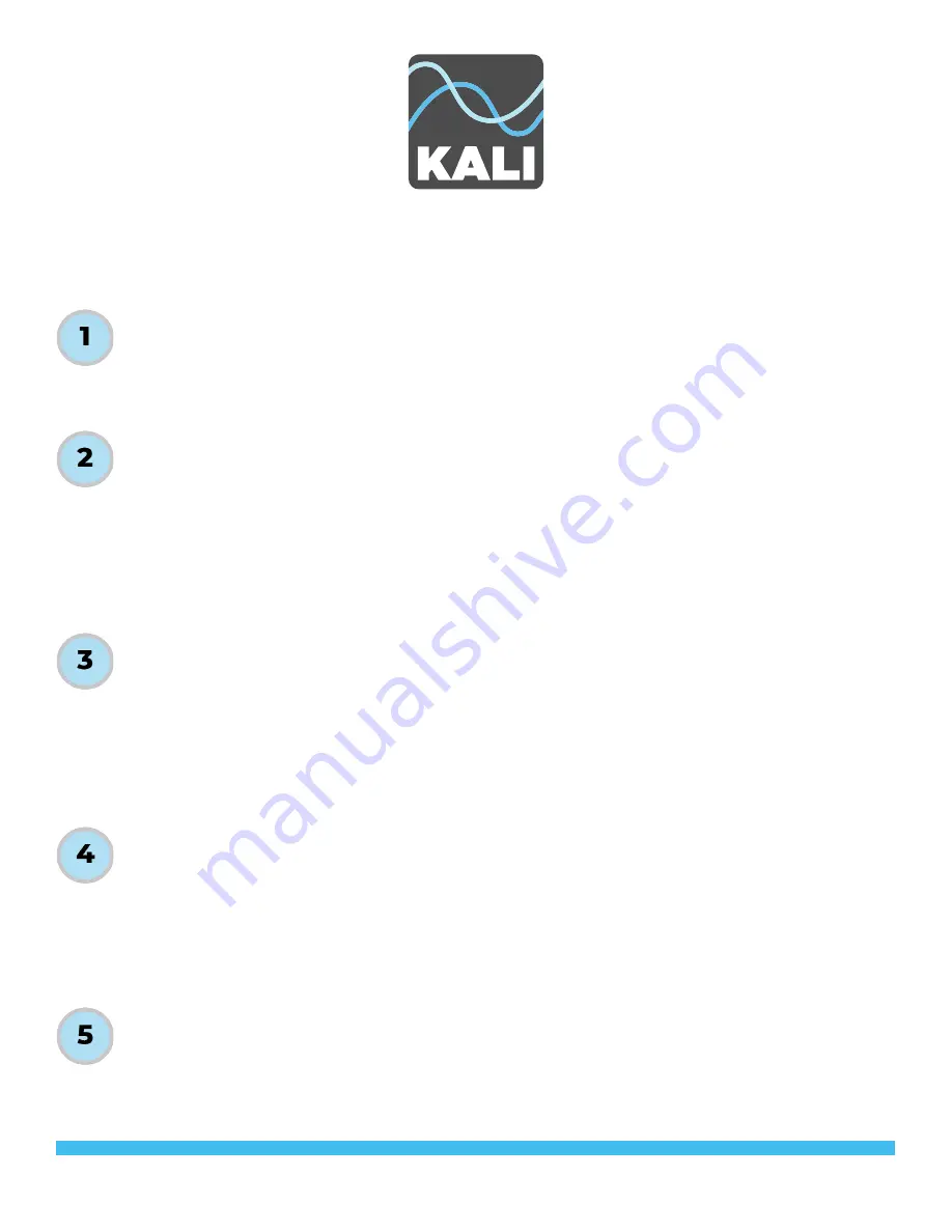 KALI AUDIO IN-5-C Скачать руководство пользователя страница 10