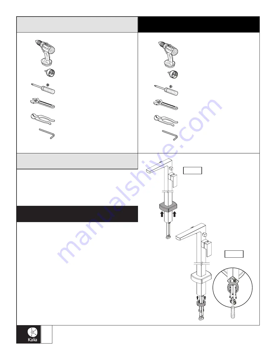 Kalia GRAFIK BF1293 Installation Instructions / Warranty Download Page 6