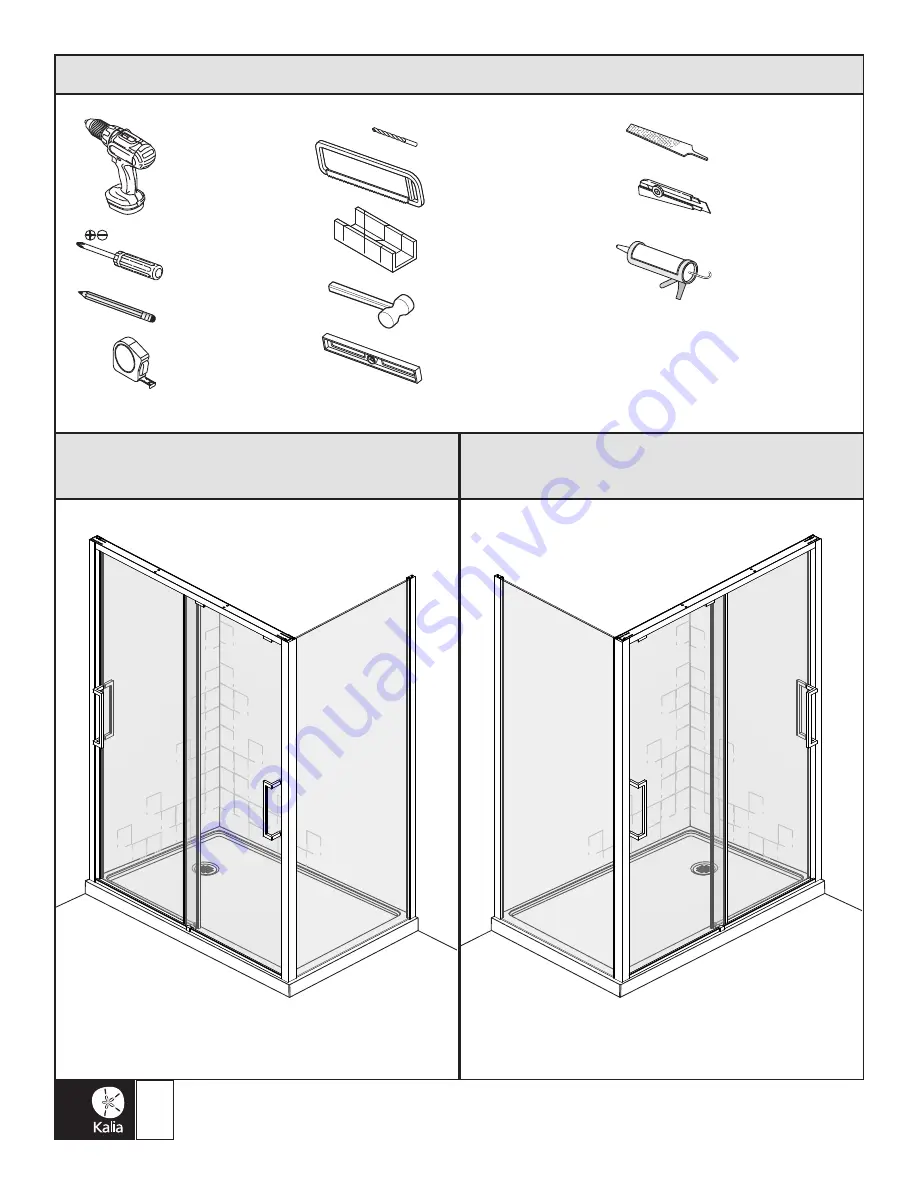 Kalia IKONIK DR1951 Series Installation Instructions Manual Download Page 8