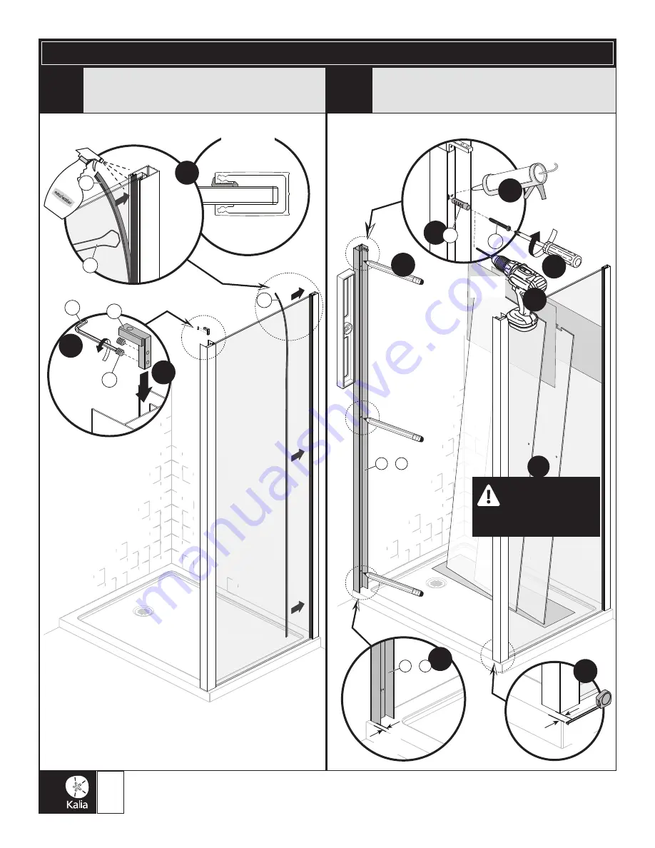 Kalia IKONIK DR1951 Series Installation Instructions Manual Download Page 10