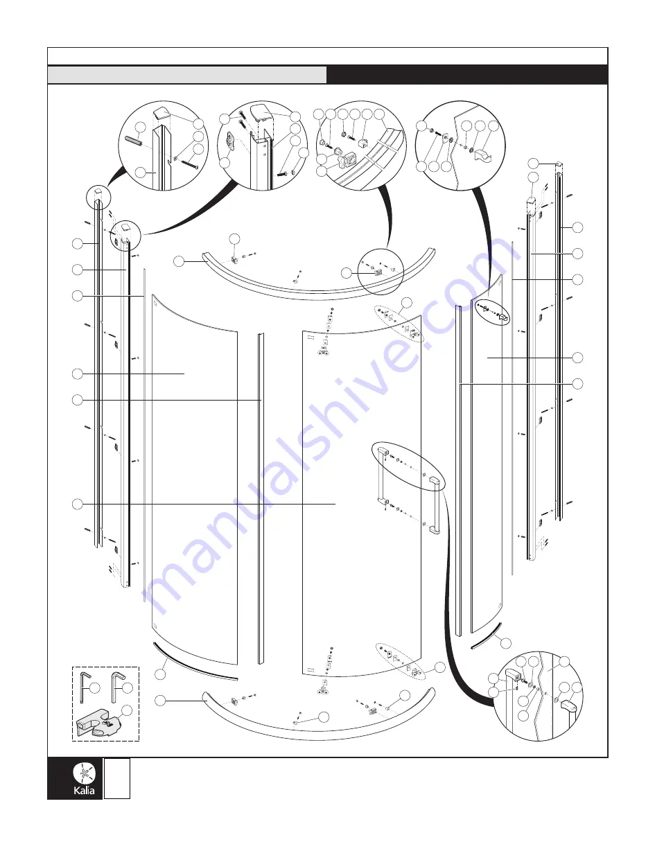 Kalia Nealia Slidex DR1040 Installation Instructions / Warranty Download Page 4