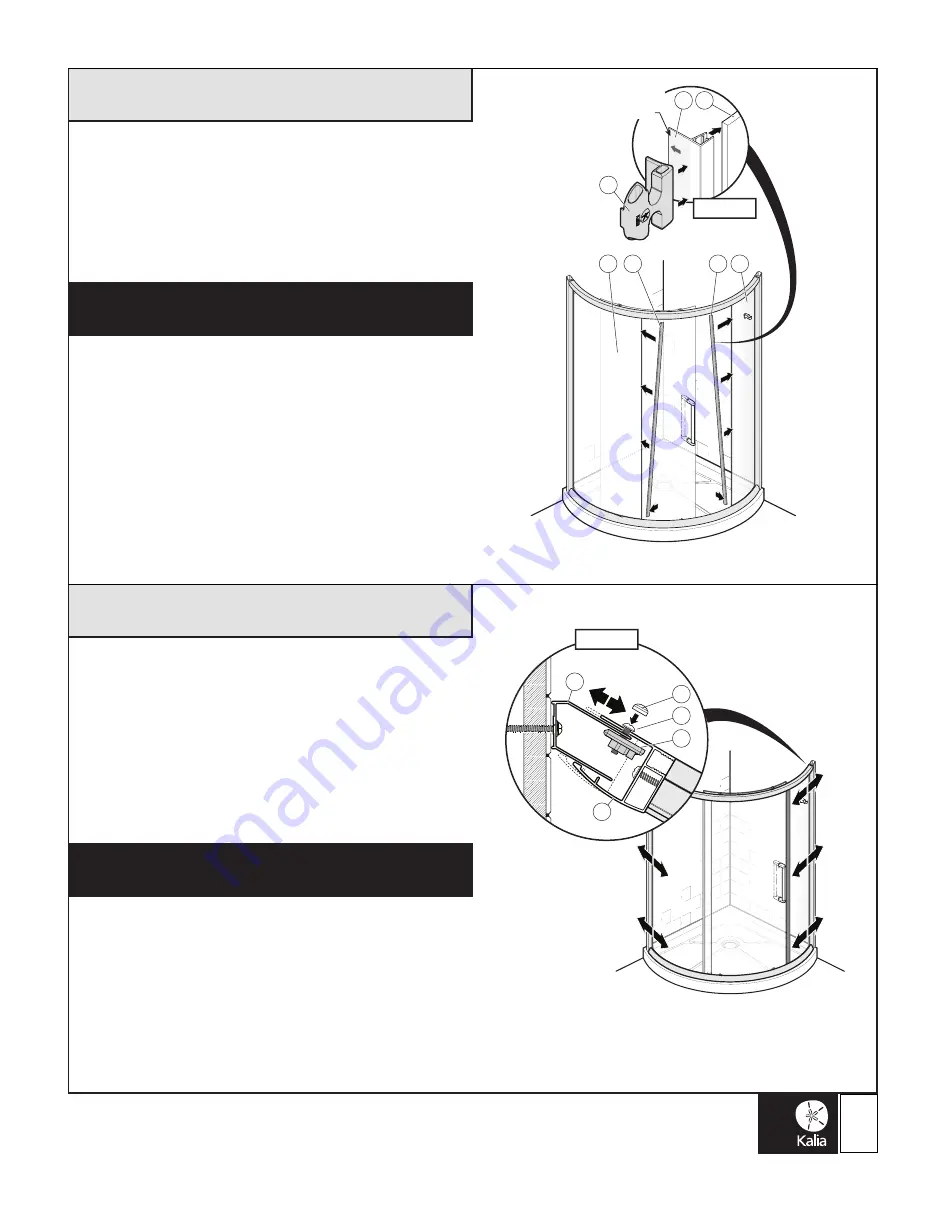 Kalia Nealia Slidex DR1040 Installation Instructions / Warranty Download Page 13