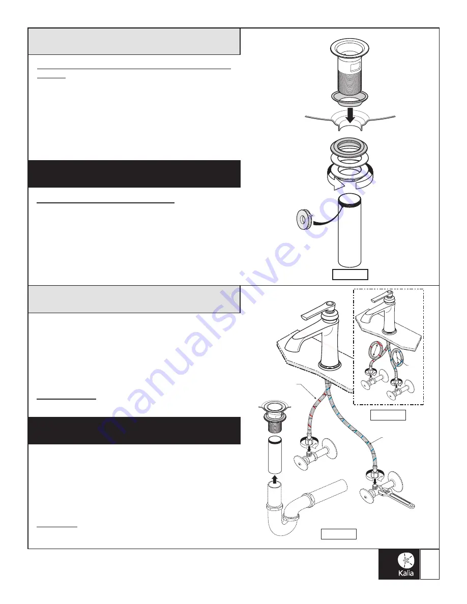 Kalia RUSTIK BF1480 Installation Instructions / Warranty Download Page 7