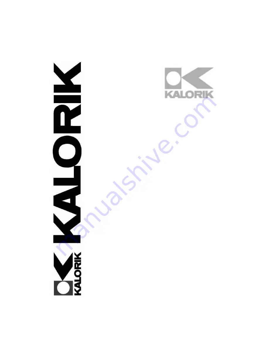 Kalorik BSET-1 Operating Instructions Manual Download Page 1