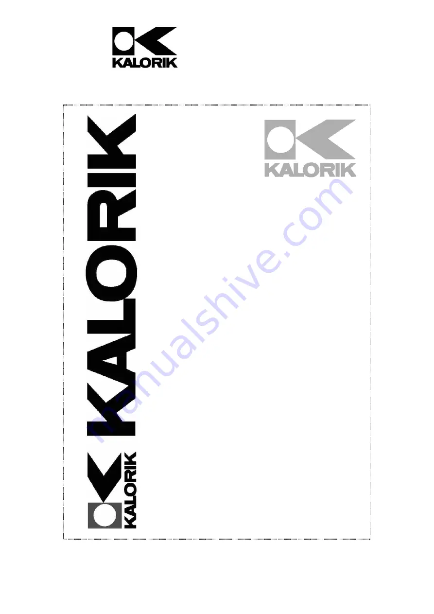 Kalorik KA M 5 Operating Instructions Manual Download Page 1