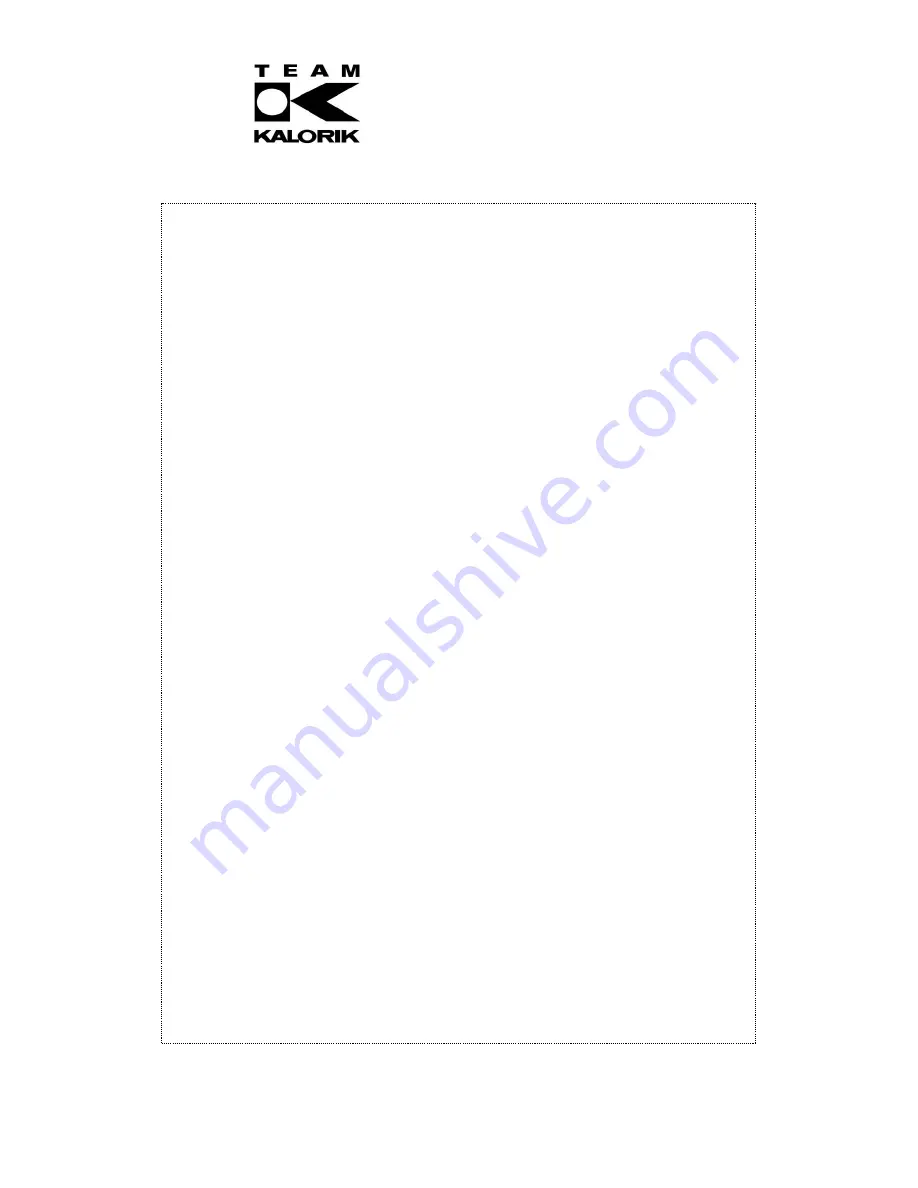 Kalorik TKG CM 1014 Operating Instructions Manual Download Page 3