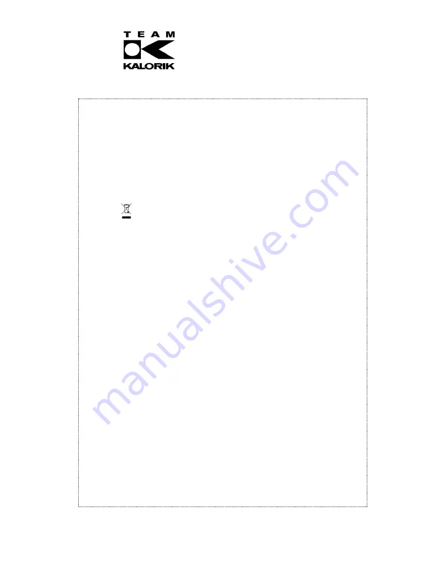 Kalorik TKG CM 1014 Operating Instructions Manual Download Page 33