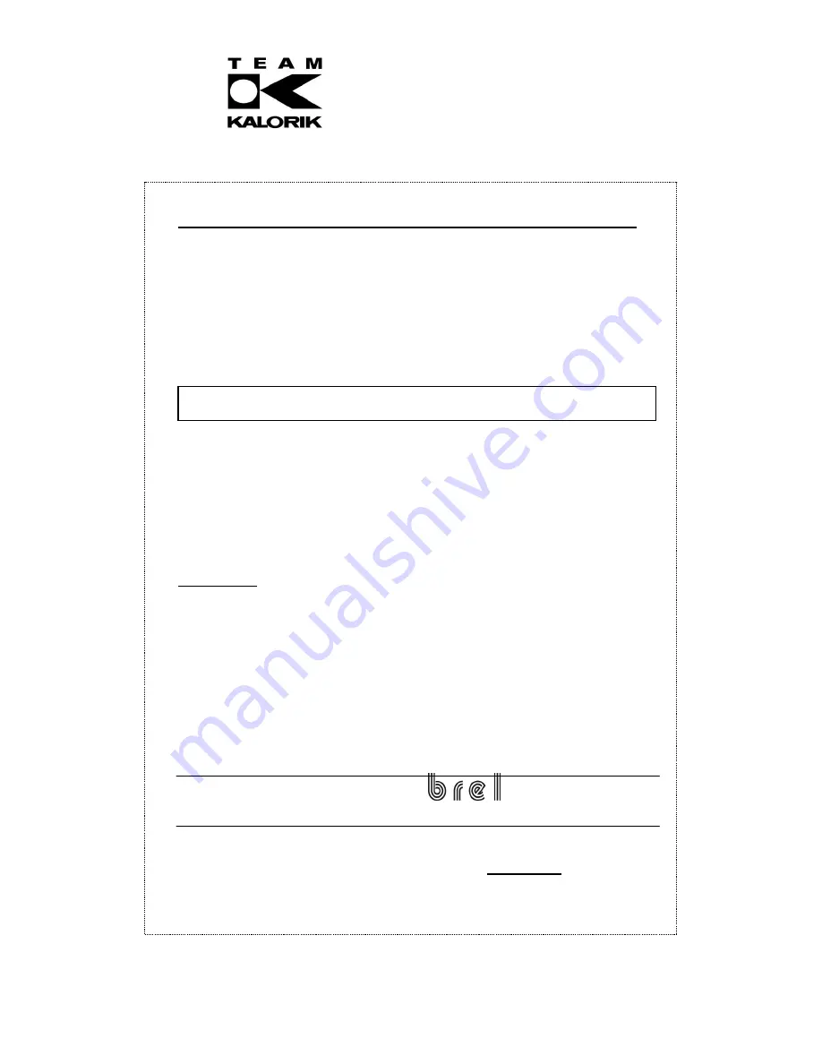 Kalorik TKG CM 1014 Operating Instructions Manual Download Page 37