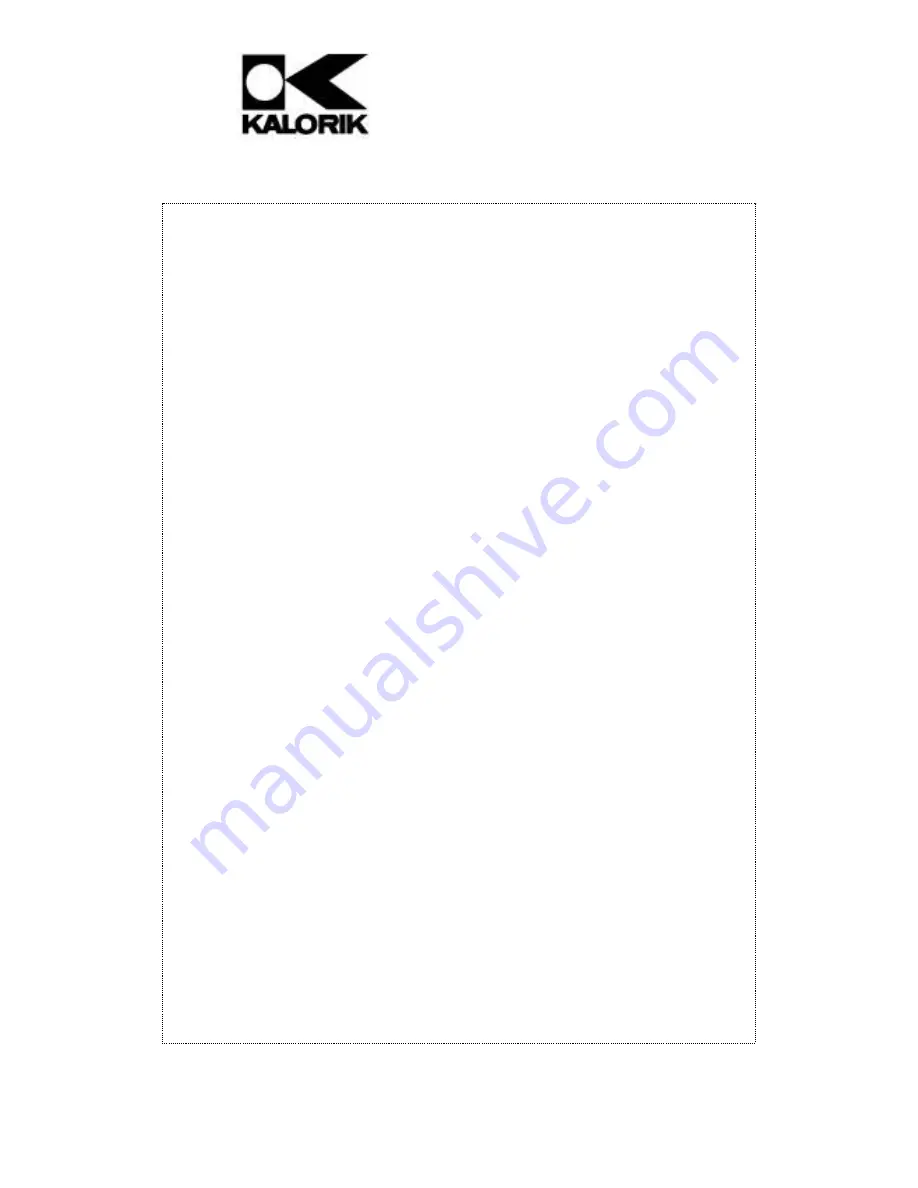 Kalorik USK CHM 16314 Operating Instructions Manual Download Page 9