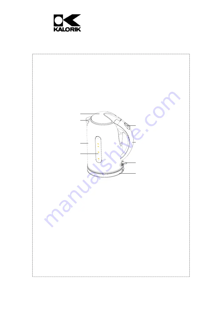 Kalorik USK JK 31514 Operating Instructions Manual Download Page 4