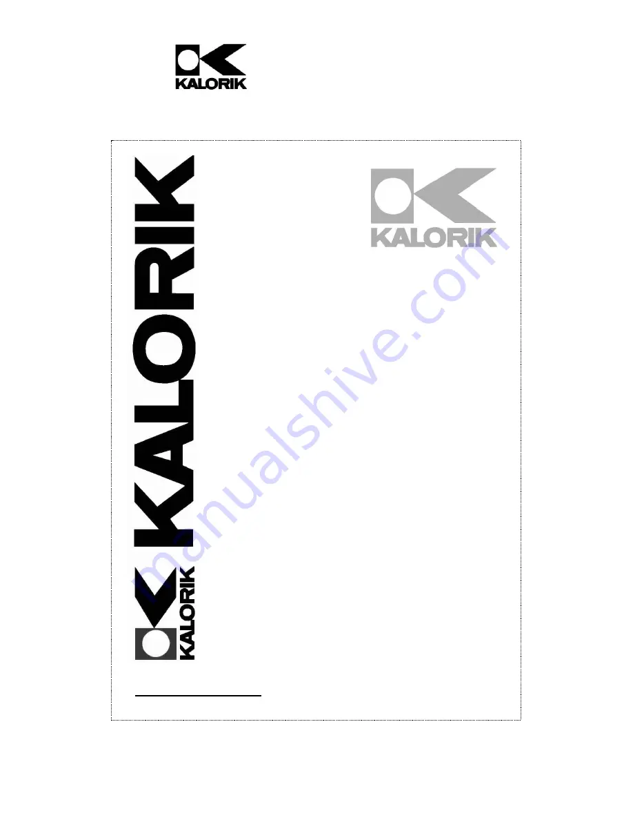 Kalorik USK OV 32091 Operating Instructions Manual Download Page 1