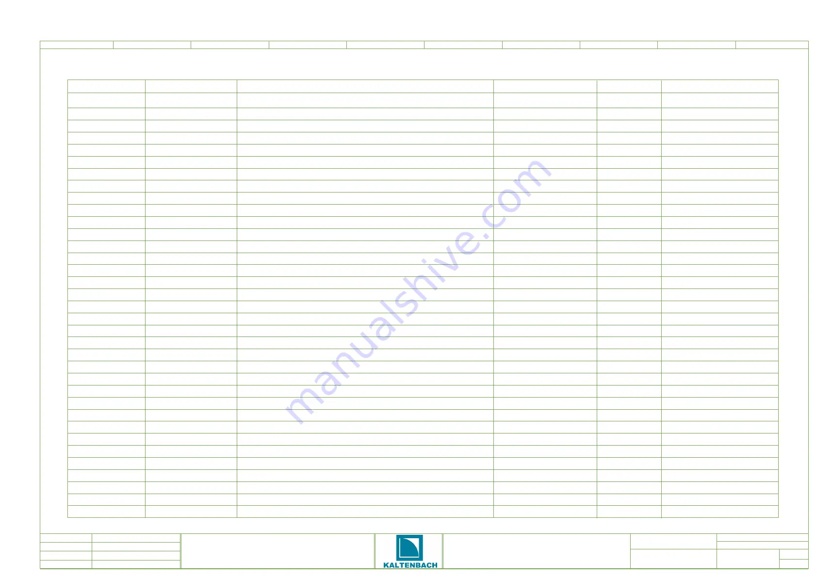 Kaltenbach KPS 501 Manual Download Page 150