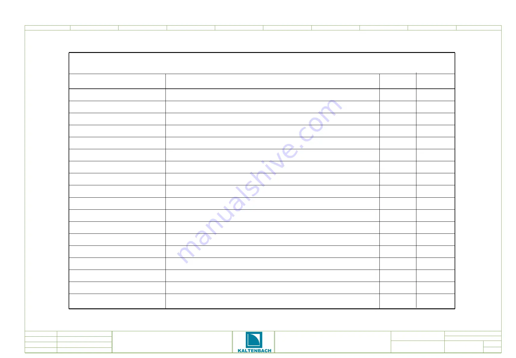 Kaltenbach KPS 501 Manual Download Page 161