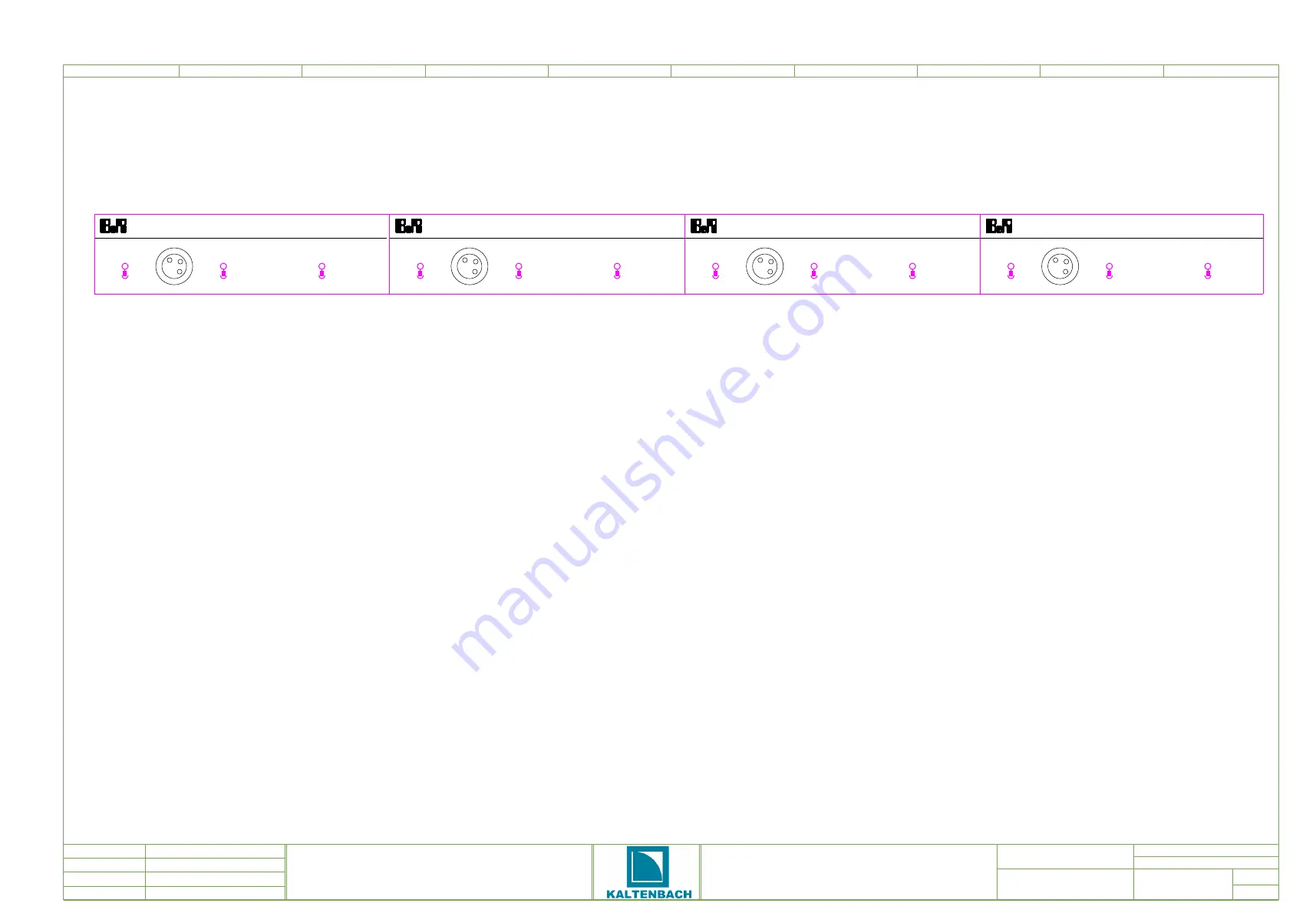 Kaltenbach KPS 501 Manual Download Page 206