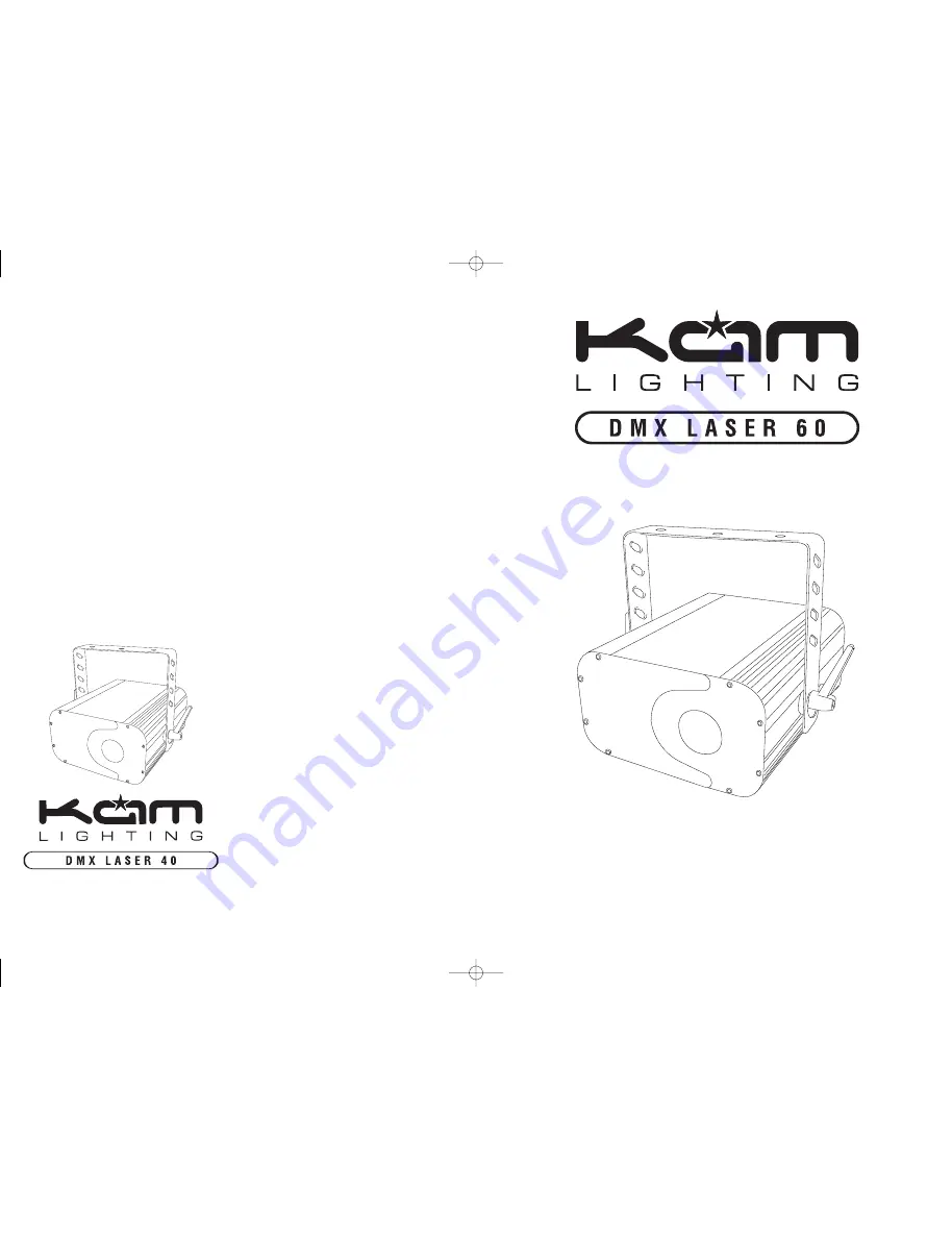 Kam Lighting DMX LASER 60 Скачать руководство пользователя страница 1