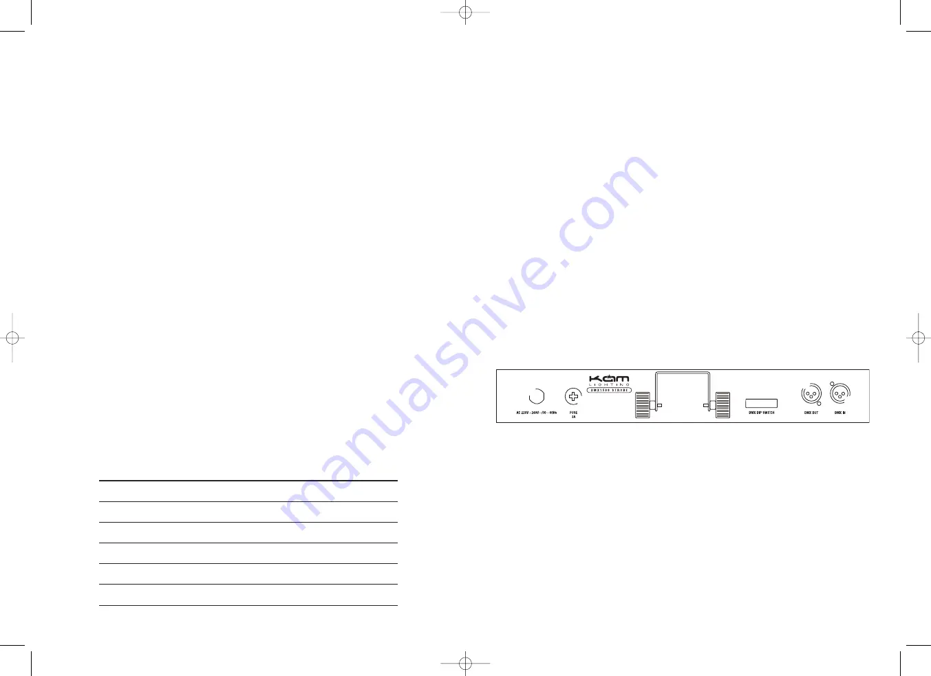 KAM DMX1500 Instruction Manual Download Page 2